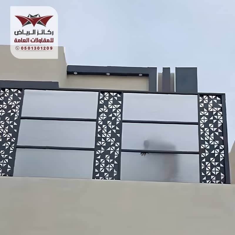 سواتر بلكونات لكسان مع حديد قص ليزر