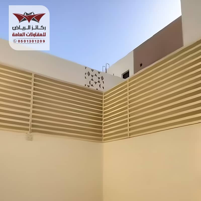 تركيب ساتر شرائح حديد